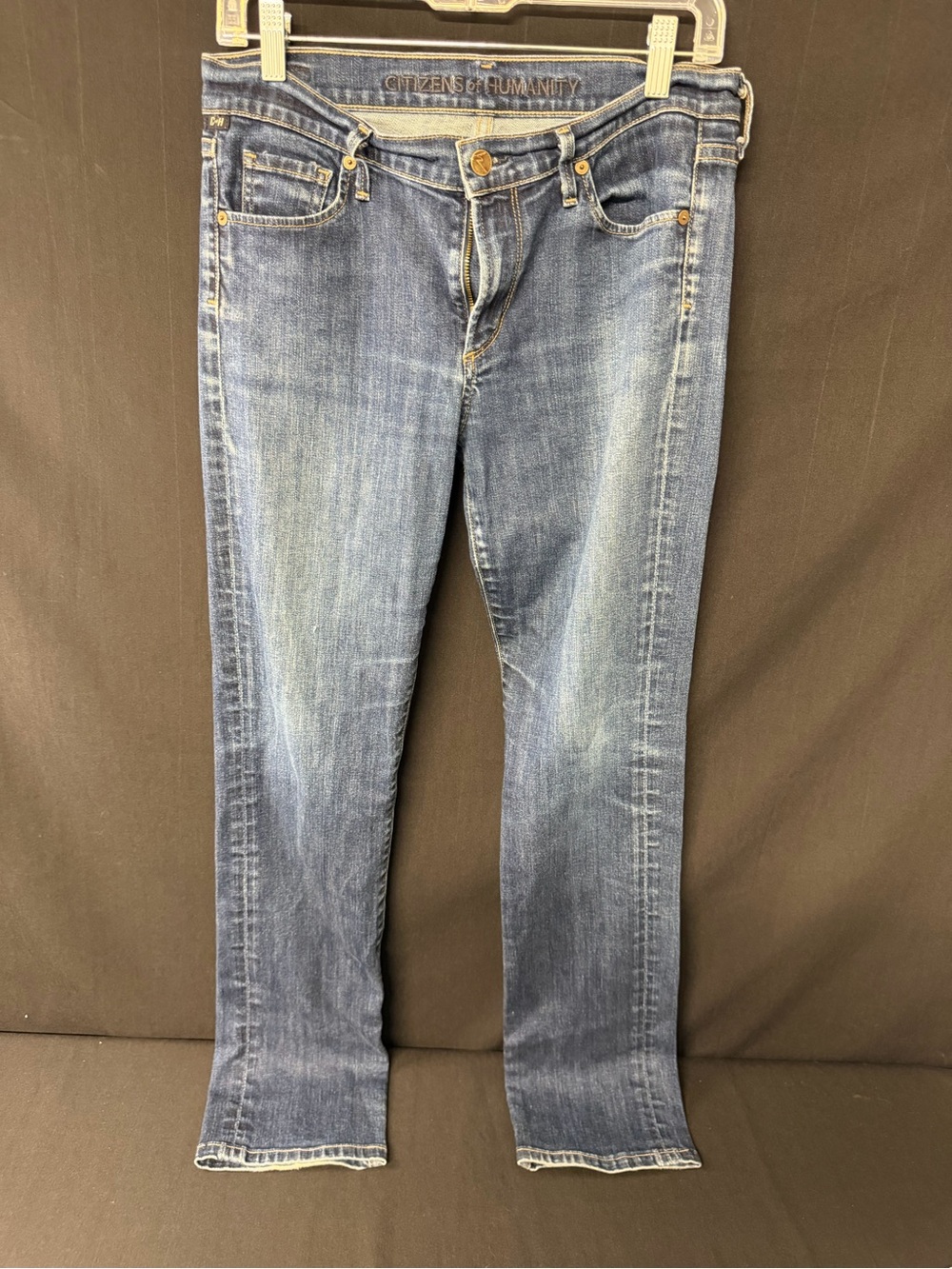 Citizens of Humanity Elson Jeans 30 Medium Rise Straight Leg Medium Wash